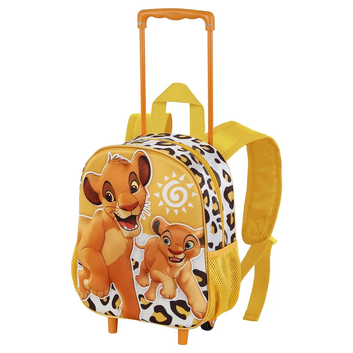 Lion King Multicolour Small 3D Backpack With Wheels 1