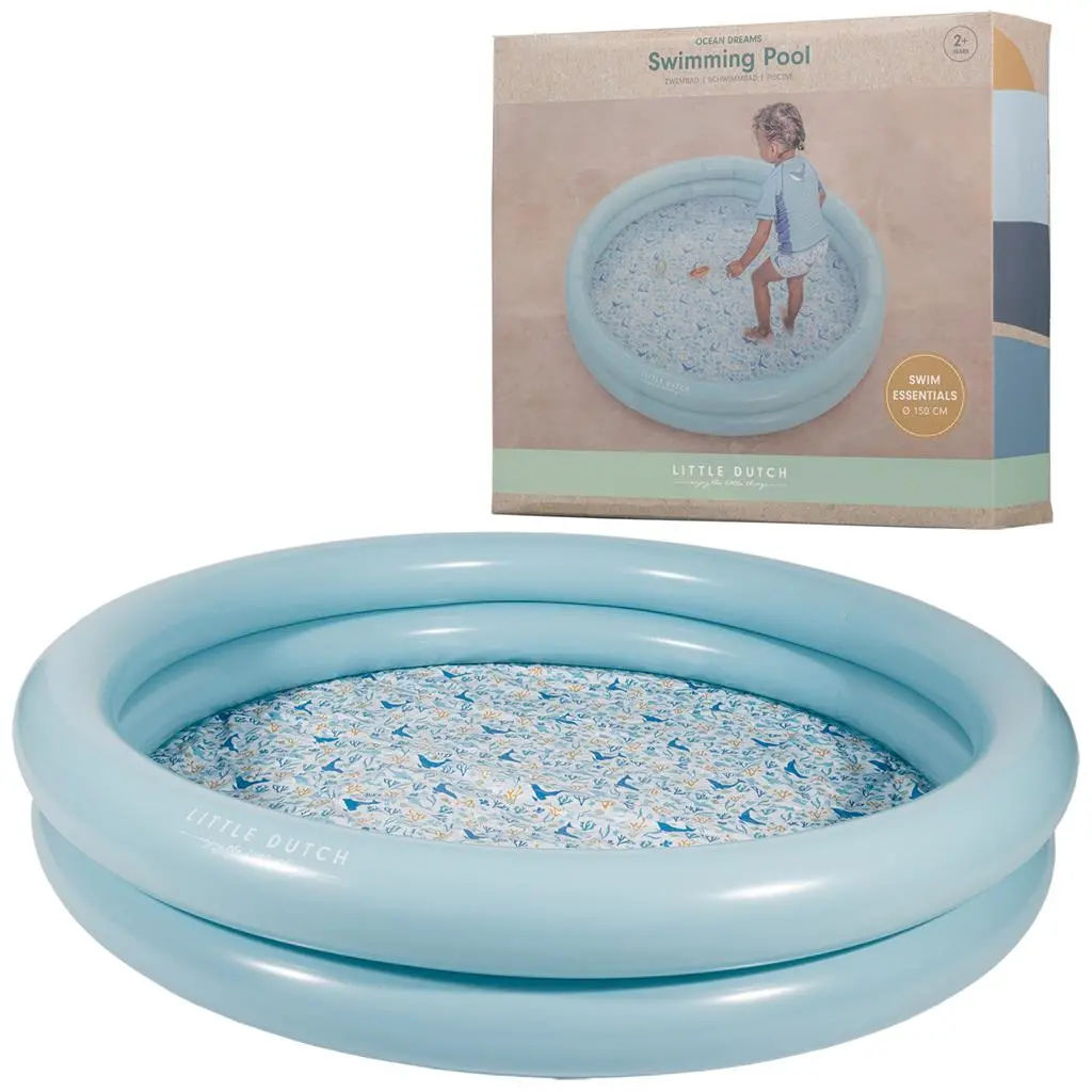 Little Dutch Ocean Dreams Swimming Pool Blue 150Cm 1