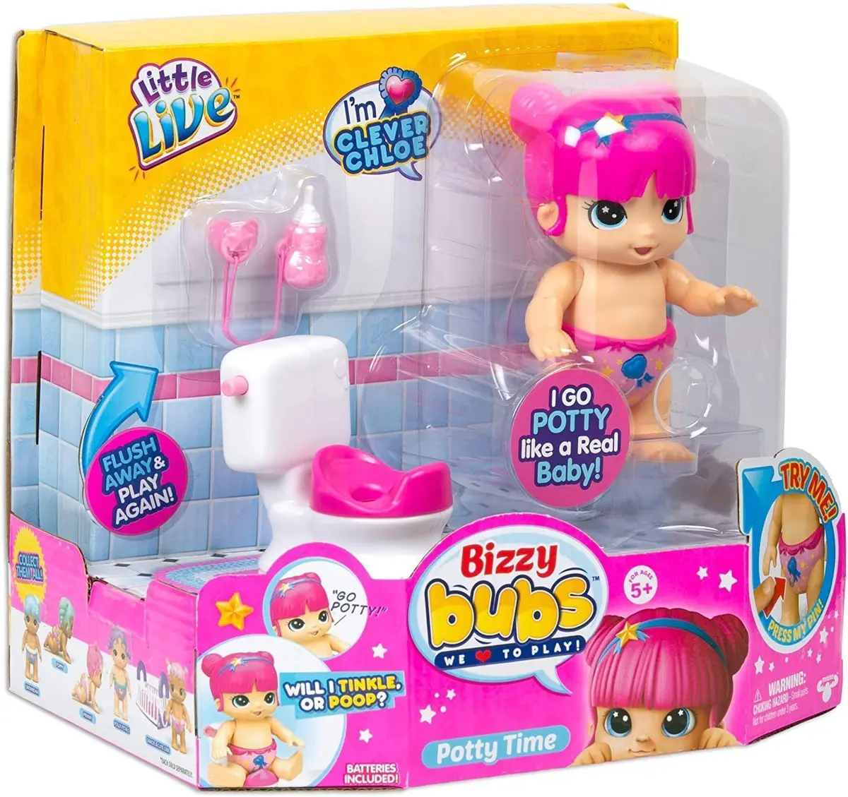 Little Live Bizzy Bubs Potty Time Playset 1