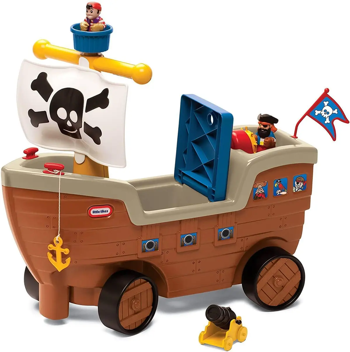 Little Tikes Pirate Ship 2-In-1 Ride-On 1