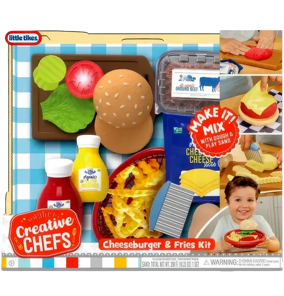 Little Tikes Creative Chefs Cheeseburger And Fries Playset 1