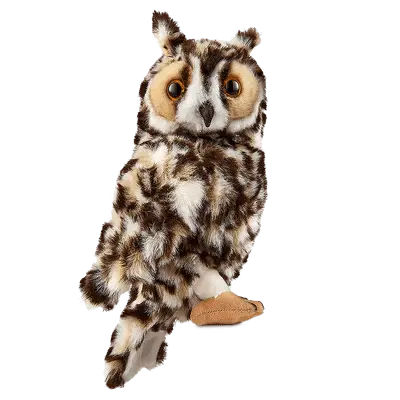Living Nature An569 Long Eared Owl Plush 1
