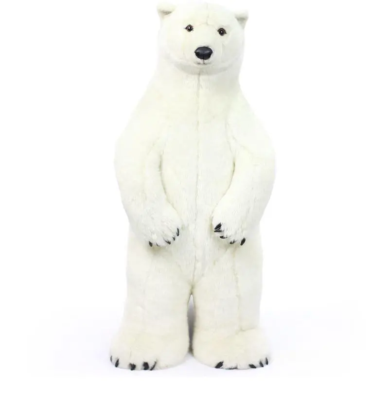 Living Nature Giant 100Cm Standing Polar Bear Plush 1