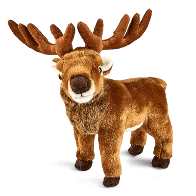 Living Nature Red Deer Stag 25Cm Plush 1