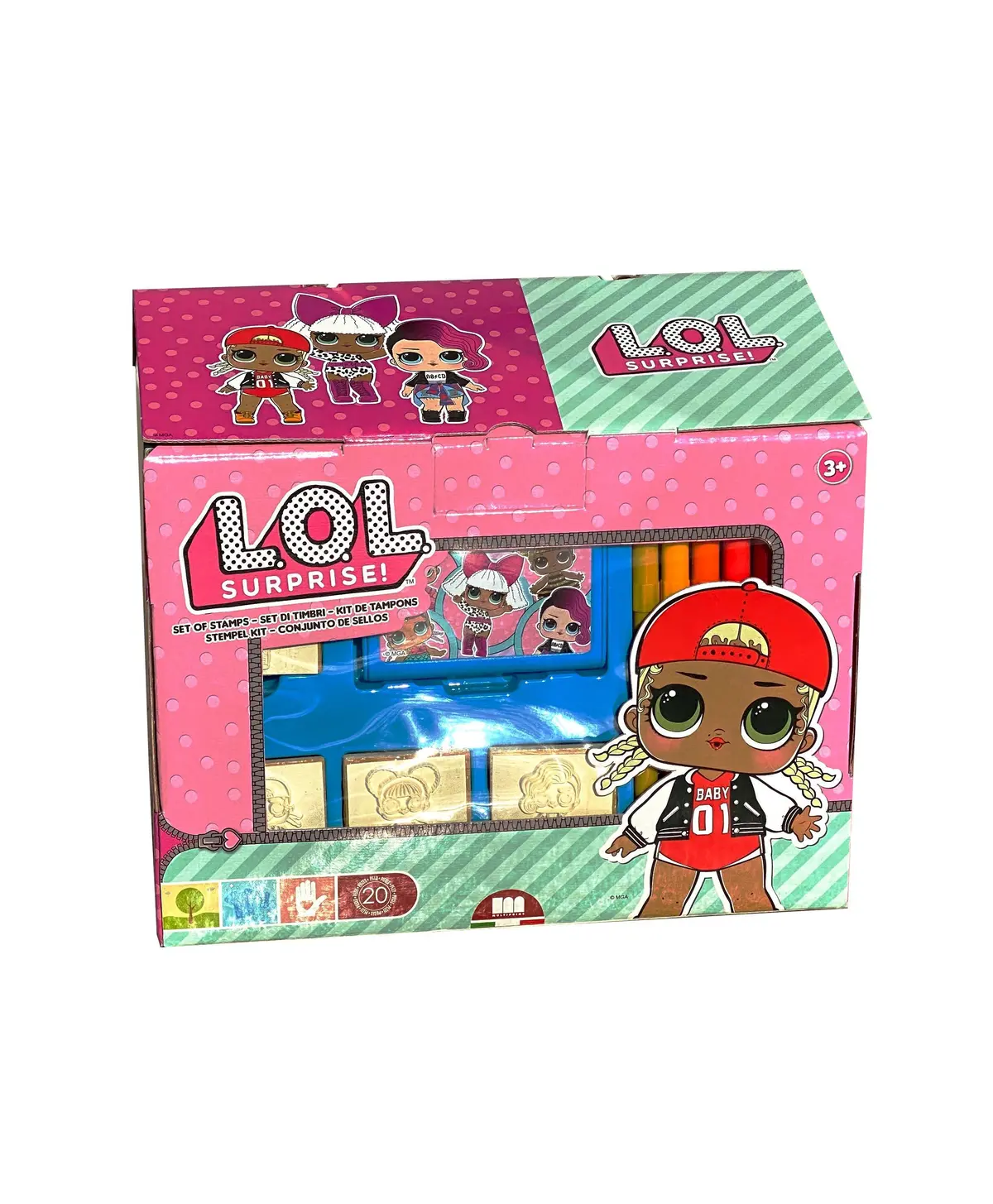 Lol Surprise! House Colouring And Stamp Set 1