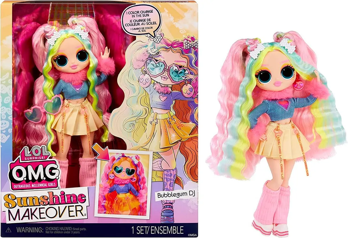 Lol Surprise! Omg Sunshine Makeover Bubblegum Dj 1