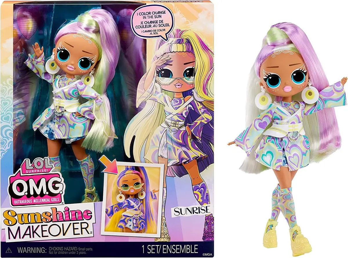 Lol Surprise! Omg Sunshine Makeover Sunrise Fashion Doll 1