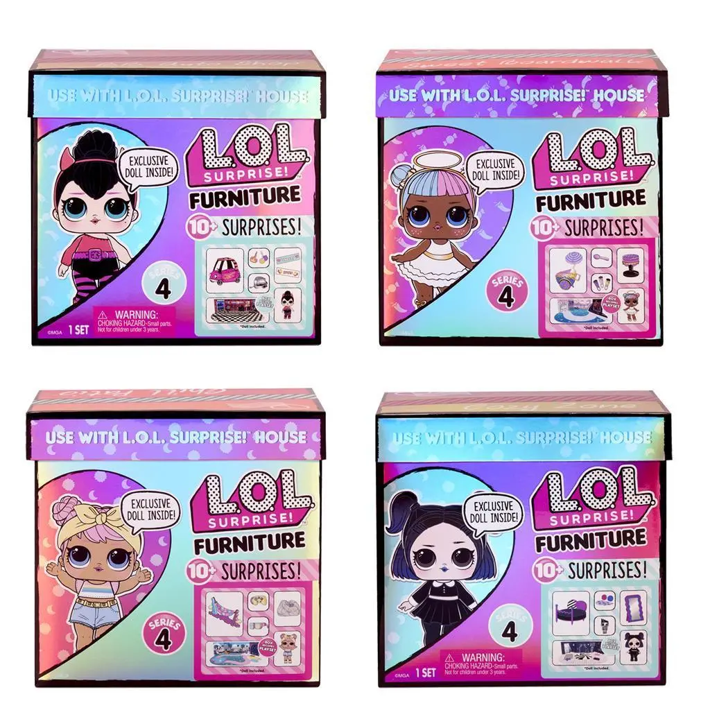 Lol Surprise! Wave 3 Furniture Box With 10 Surprises And Doll - Assortment 1