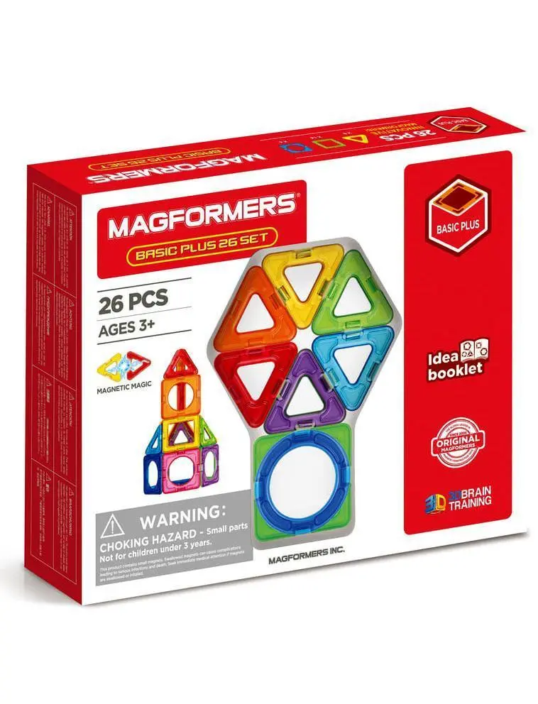 Magformers Basic 26-Piece Magnetic Construction Kit 1