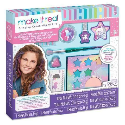 Make It Real 2461- Deluxe Unicorn Makeover - Kids Makeup Set 1