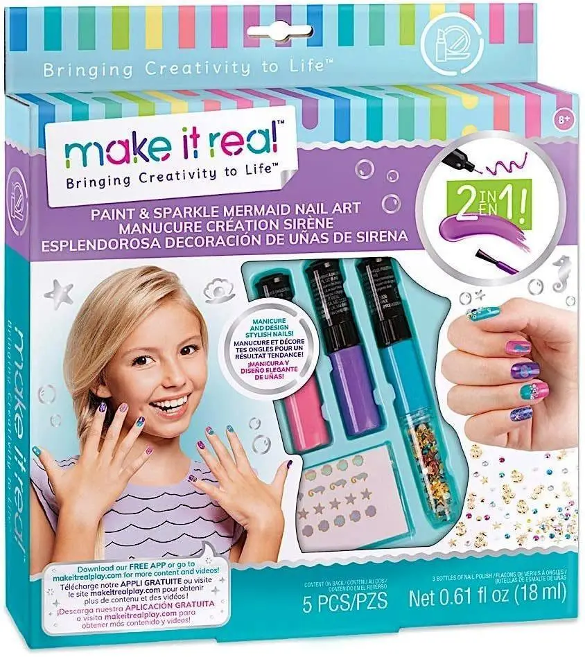 Make It Real - Paint & Sparkle Mermaid Nail Art Spa 1