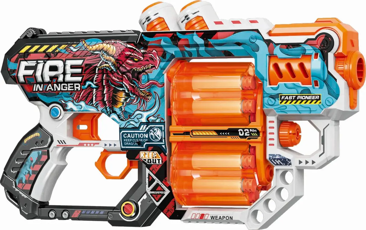 Fast Pioneer Manual Soft Bullet Toy Gun With 12Pcs Bullets 1