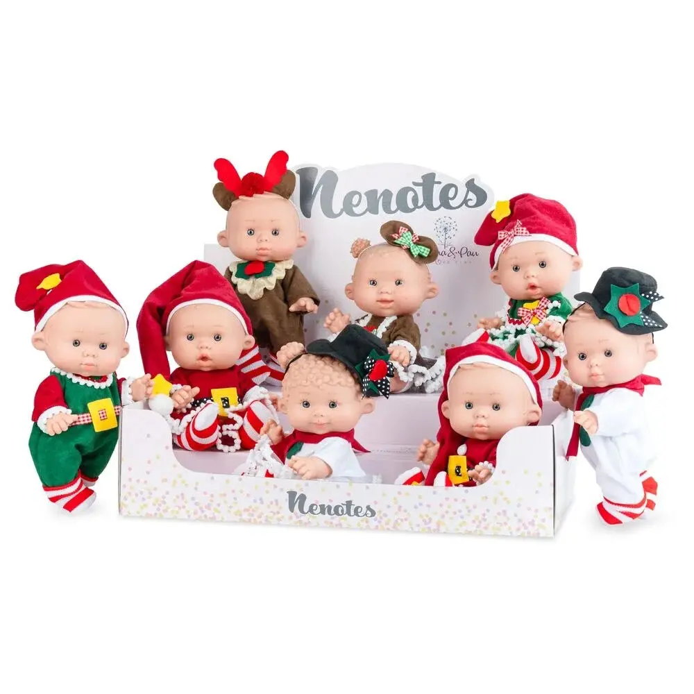 Christmas Nenote Newborn Doll 26Cm - Assorted 1