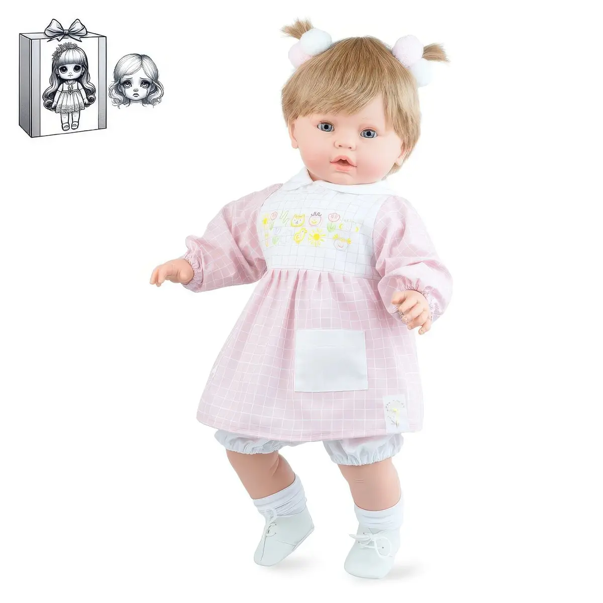 Marina & Pau School Andrea Doll 63Cm 1