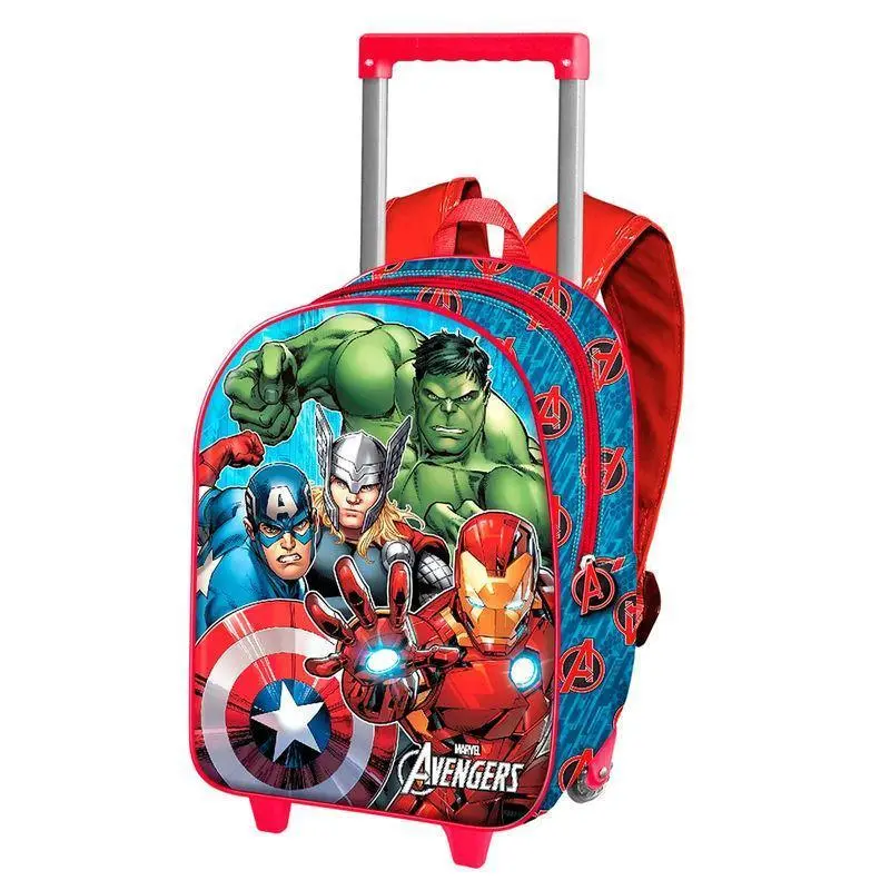 Marvel Avengers 3D Trolley 34Cm School 1