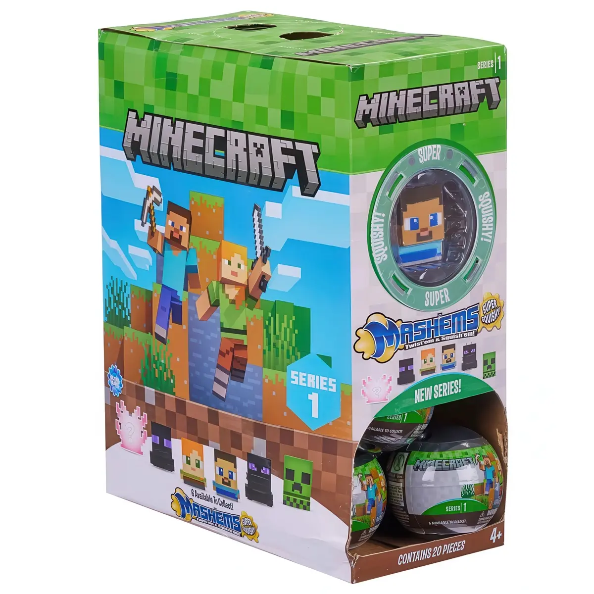 Mash'ems Minecraft Figure Assortment 1