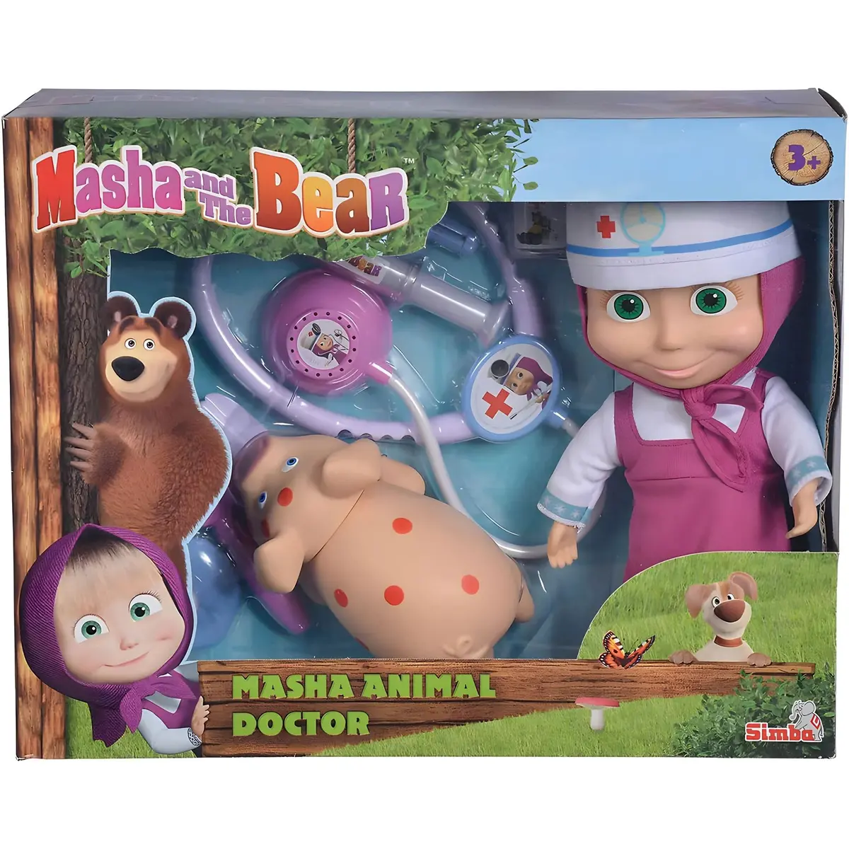 Masha And Bear Masha Veterinary Doll 23Cm 1