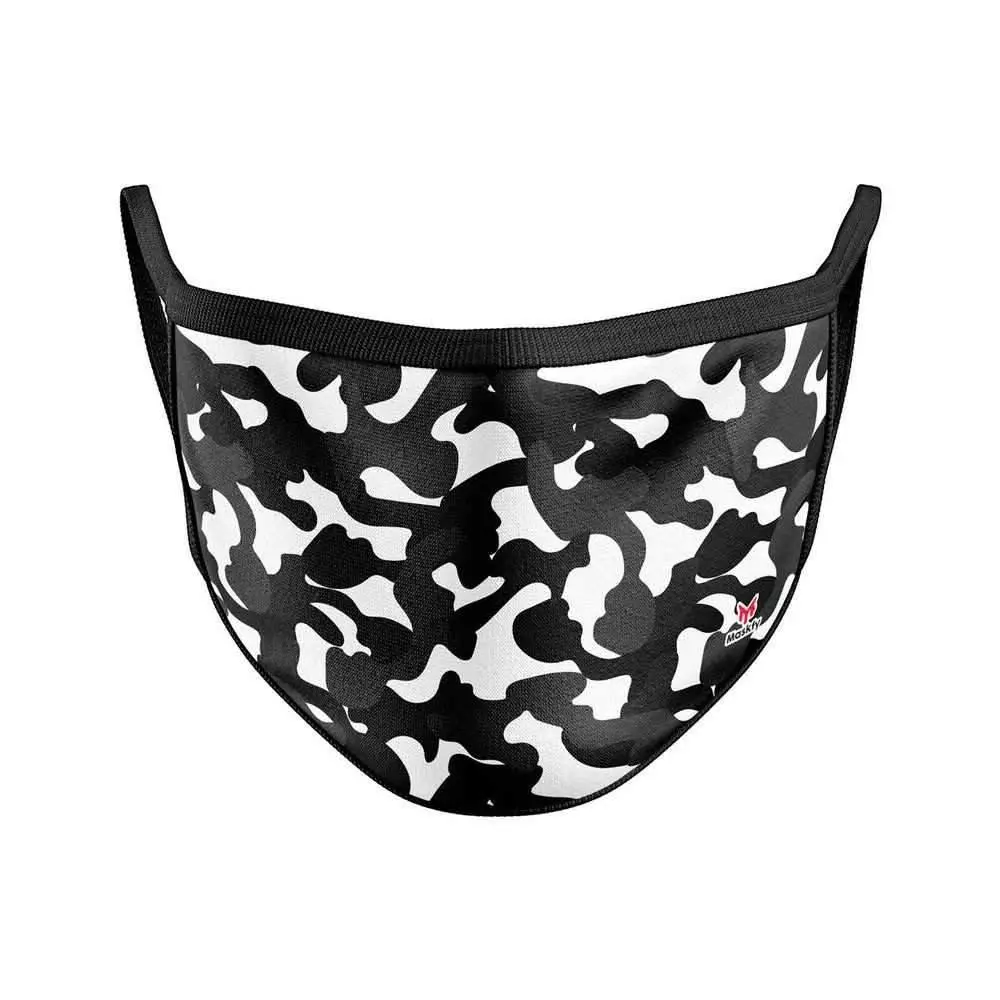 Maskfy Reusable Face Mask For Children - Black Camouflage 1