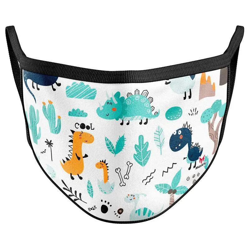 Maskfy Reusable Mask Dino For Children 1