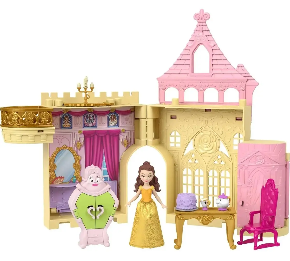 Mattel Disney Princess Toys, Belle's Stacking Castle 1
