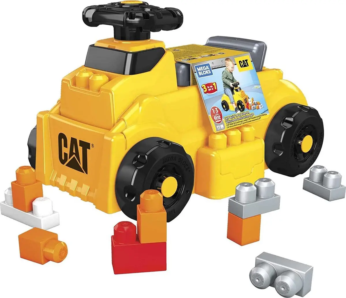 Mega Bloks Cat Build 'N Play Ride-On Car With Blocks 1