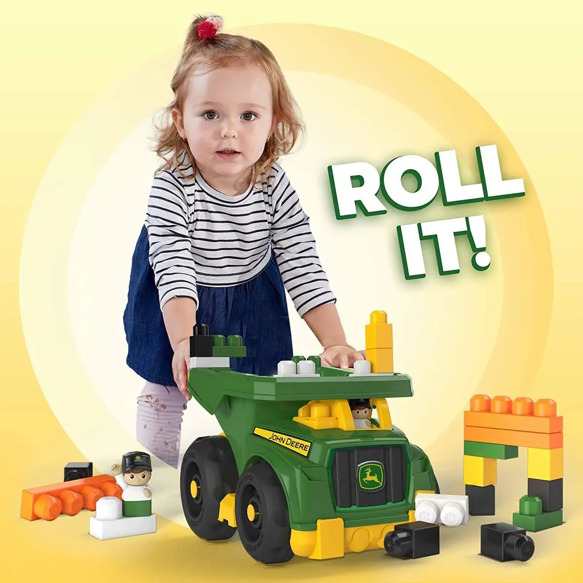 Mega Bloks Dbl30 John Deere Dump Truck 2