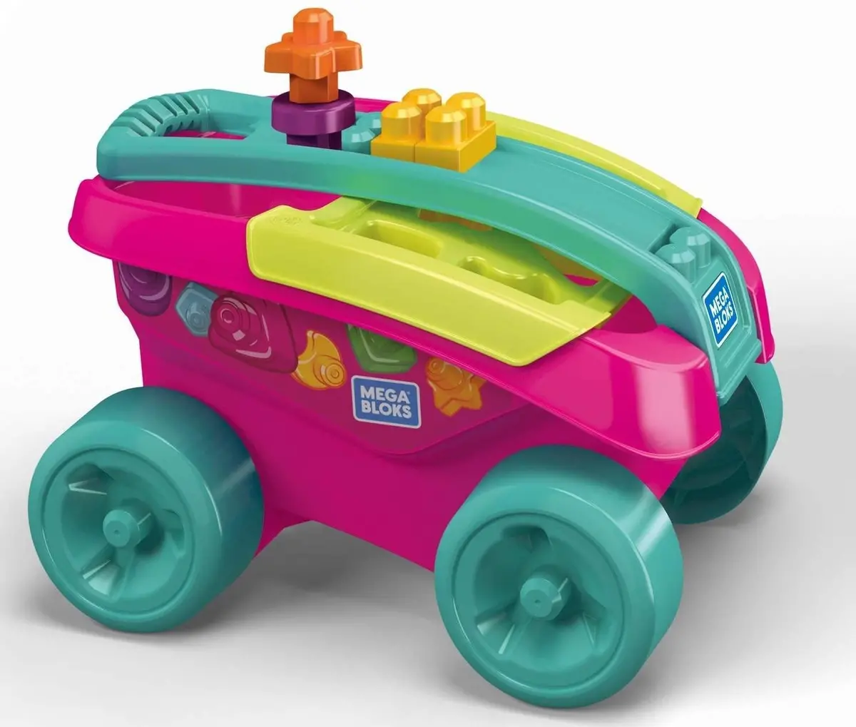 Mega Bloks Fvj48 Shape Sorting Wagon Bricks Baby & Toddler 1