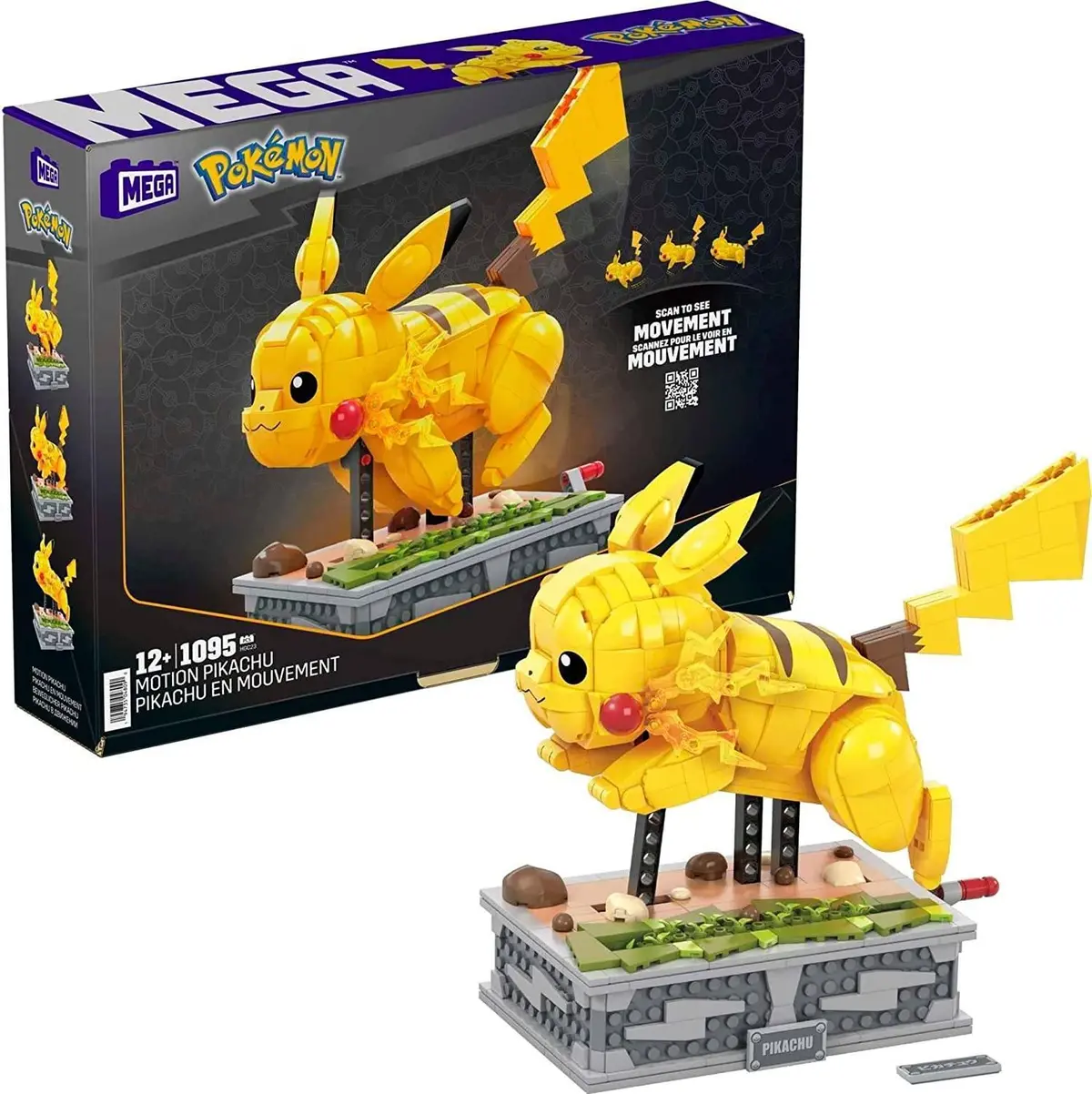 Mega Pokémon Motion Pikachu Building Set 1