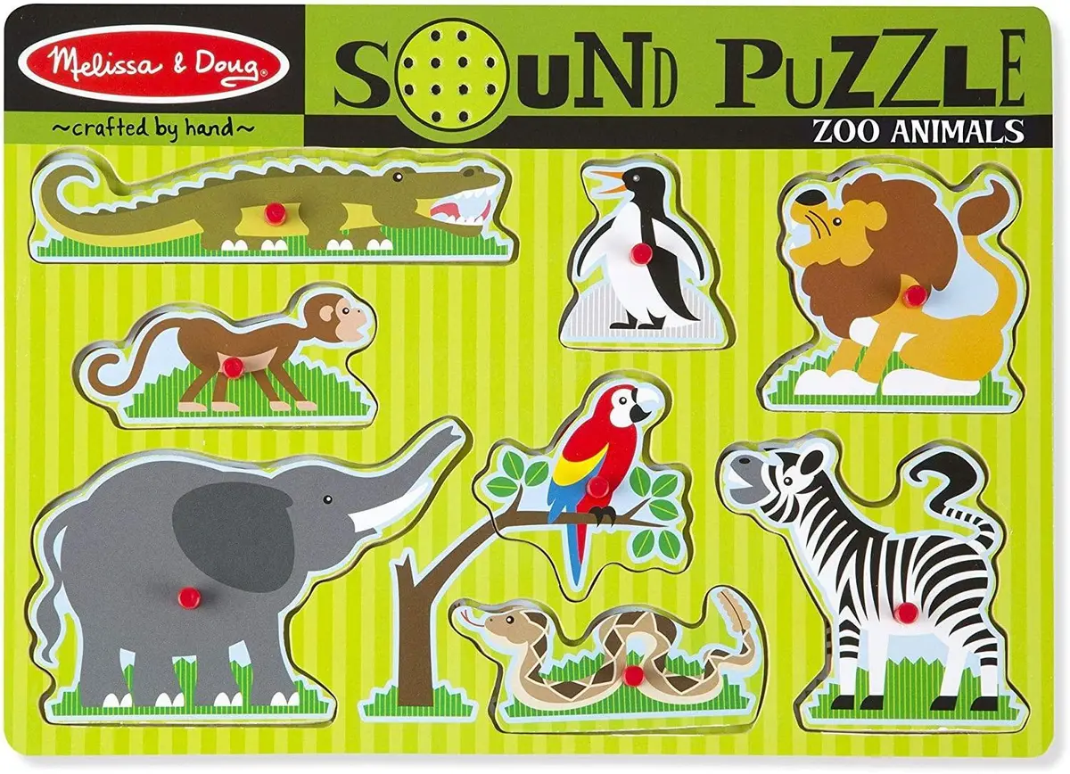Melissa & Doug 10727 Zoo Animals Sound Puzzle 1