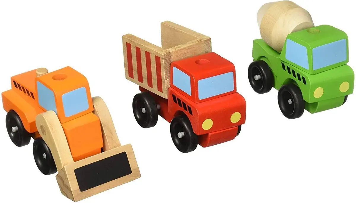 Melissa & Doug 13076 Stacking Construction Vehicles 1