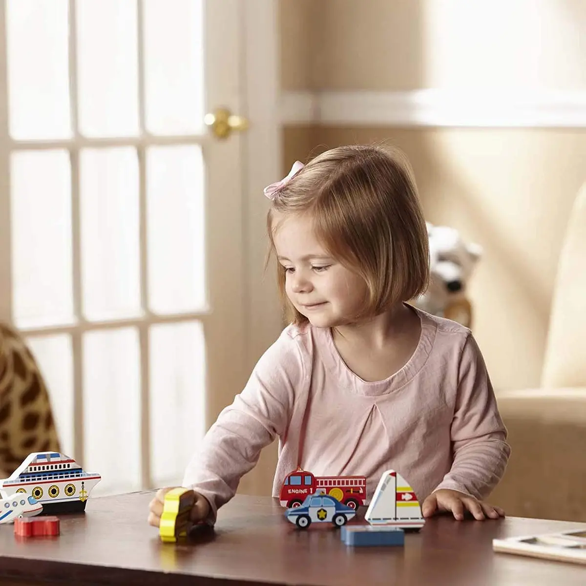 Melissa & Doug 13725 Vehicles Chunky Puzzle - 9 Pieces 2