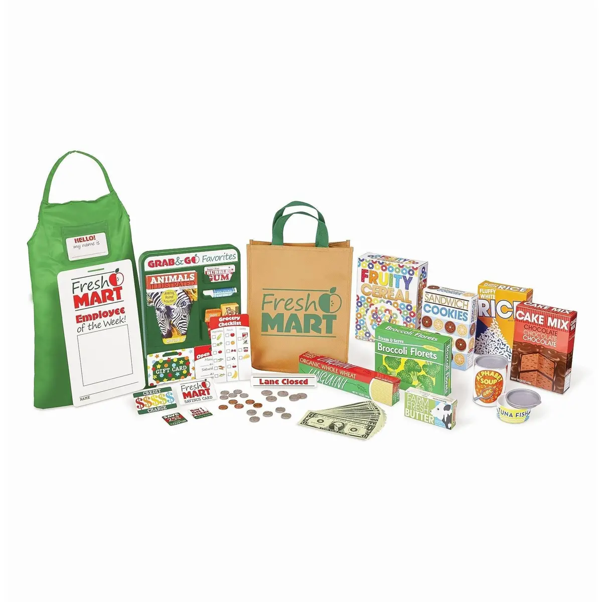 Melissa & Doug 15183 Fresh Mart Grocery Store Companion Collection Kitchen 1
