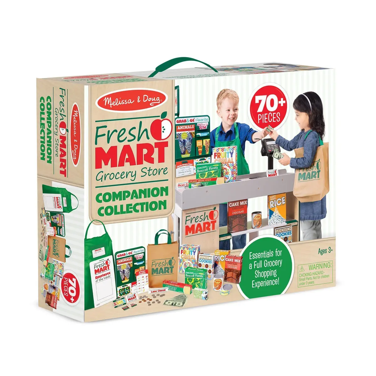 Melissa & Doug 15183 Fresh Mart Grocery Store Companion Collection Kitchen 2