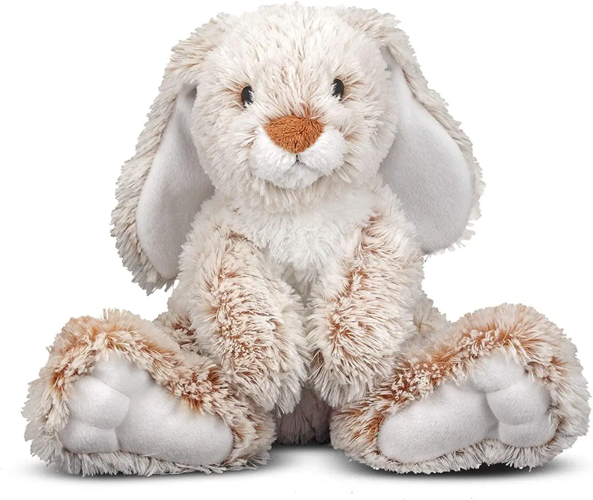 Melissa & Doug 17674 Burrow Bunny Stuffed Plush Animal 1