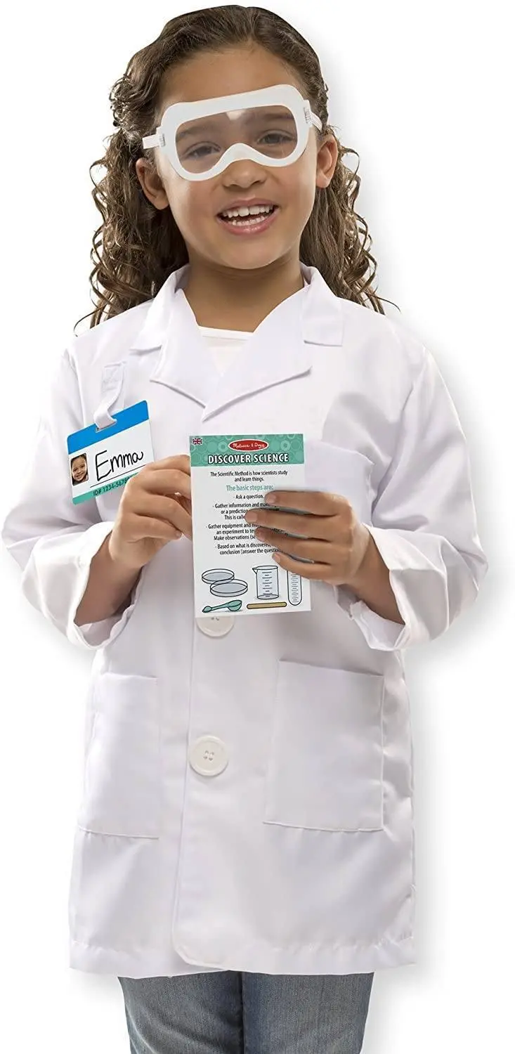 Melissa & Doug 18536 Scientist Role Play Costume Set 1