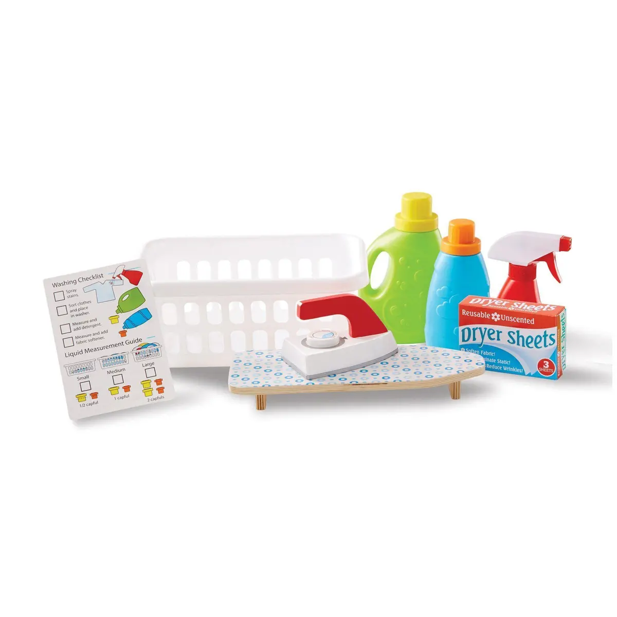 Melissa & Doug 18608 Laundry Basket Play Set 1