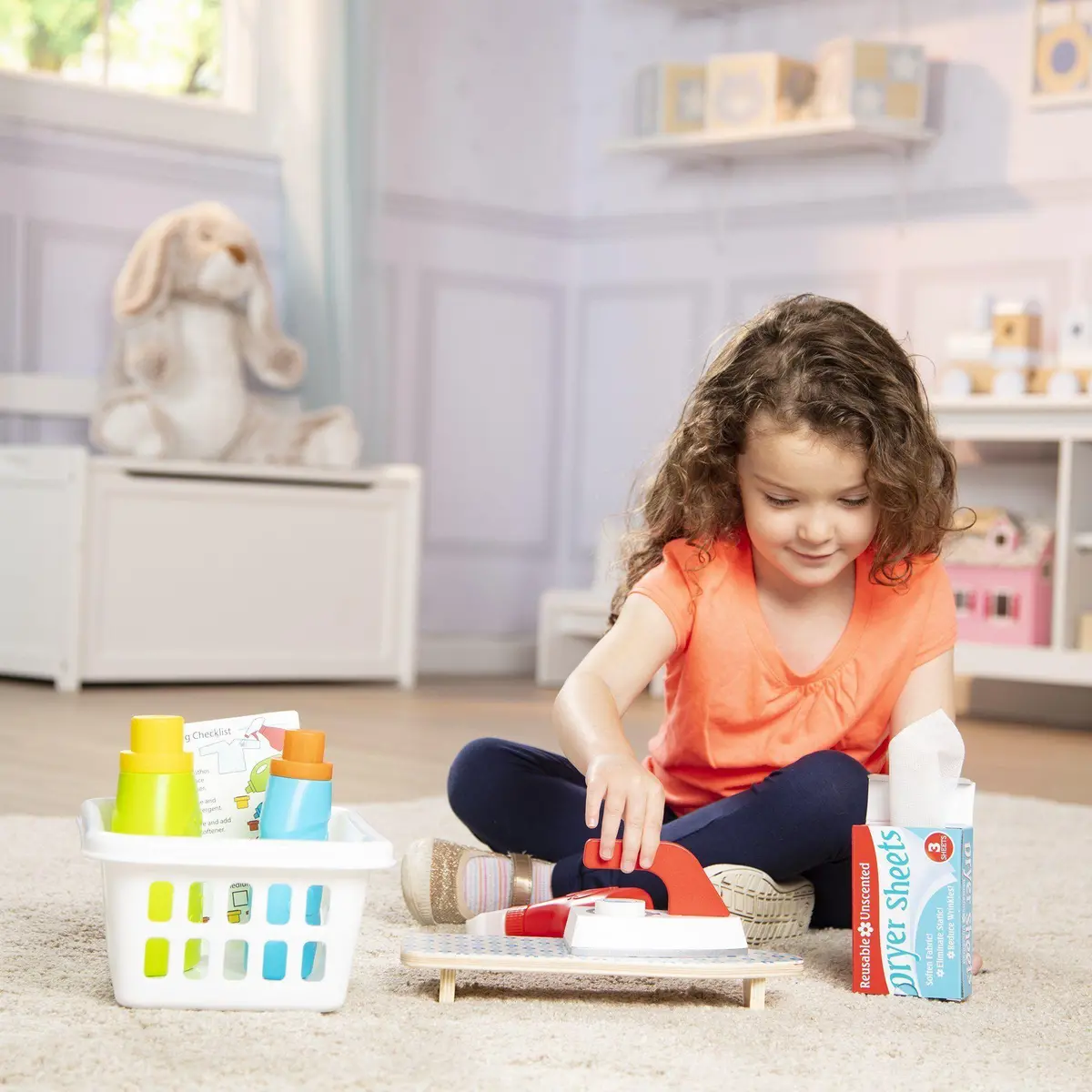 Melissa & Doug 18608 Laundry Basket Play Set 2