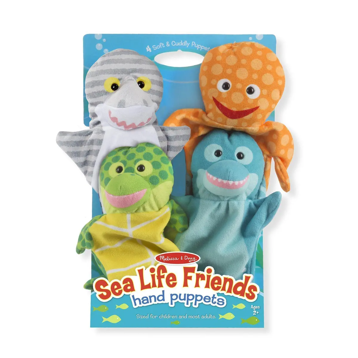 Melissa & Doug 19117 Sea Life Friends Hand Puppets Education 1