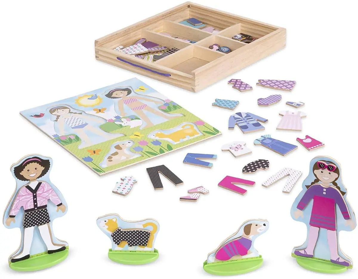 Melissa & Doug 19314 Best Friends Magnetic Dress-Up Play Set 1