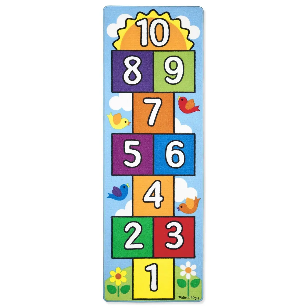 Melissa & Doug 19402 Hop & Count Hopscotch Rug 1