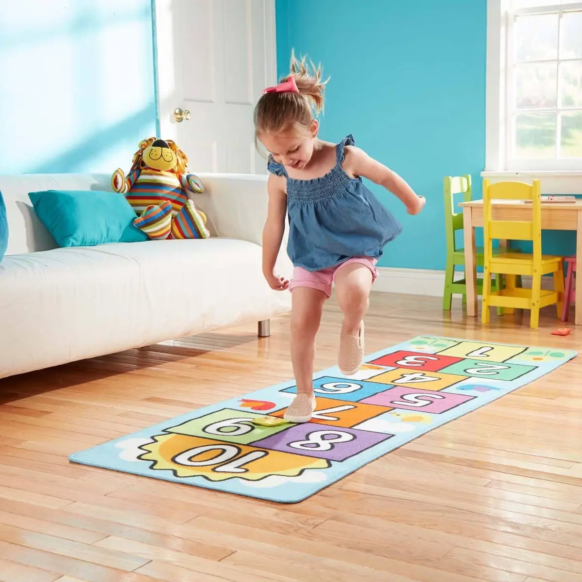 Melissa & Doug 19402 Hop & Count Hopscotch Rug 2