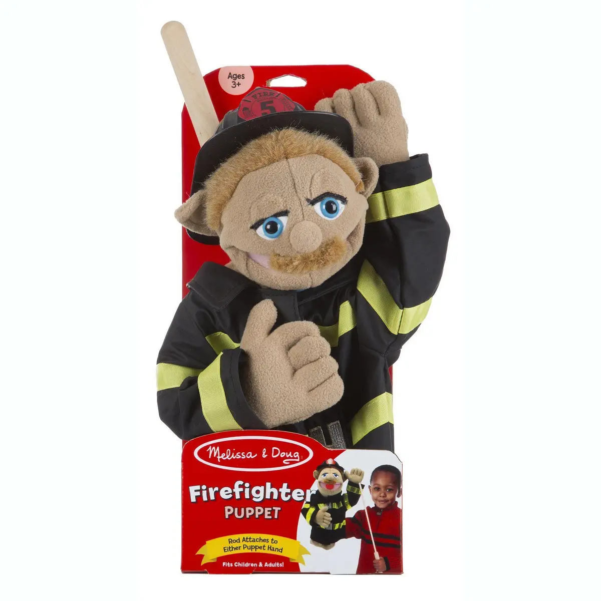 Melissa & Doug 40352 Firefighter - Puppet 1