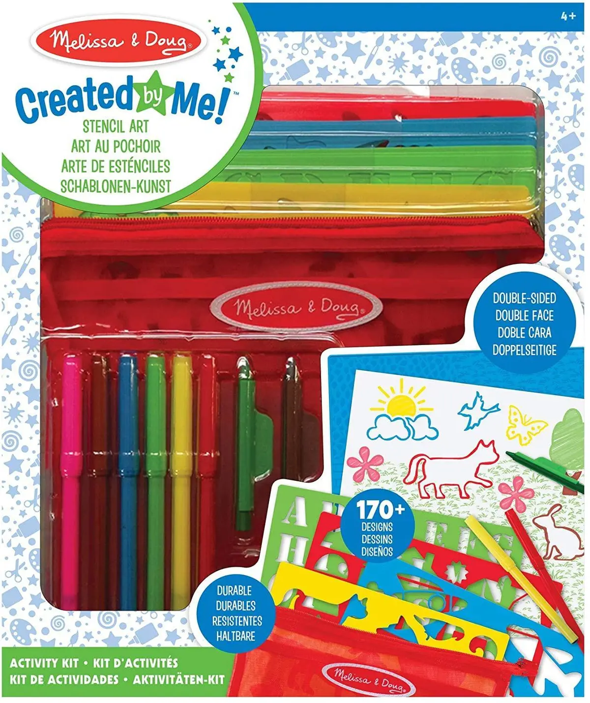 Melissa & Doug 40624 Created By Me! Stencil Art Activity Kit 1