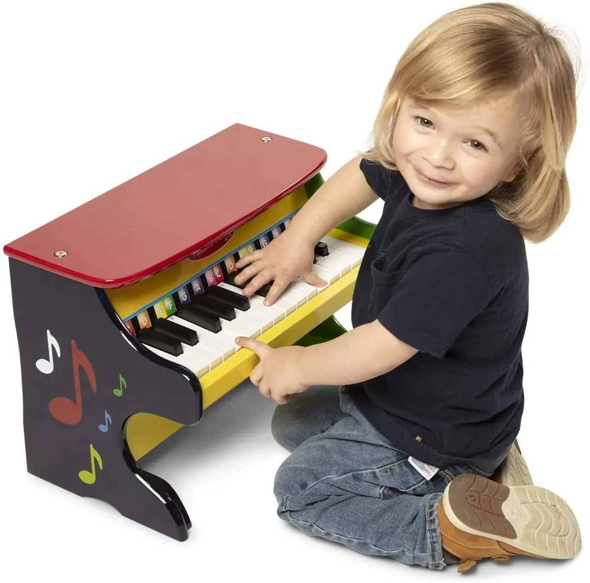 Melissa & Doug Learn-To-Play Piano Solid Wood Construction Musical Instrument 1