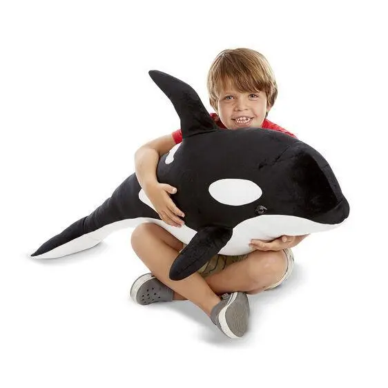 Melissa & Doug Orca Giant Stuffed Animal 2