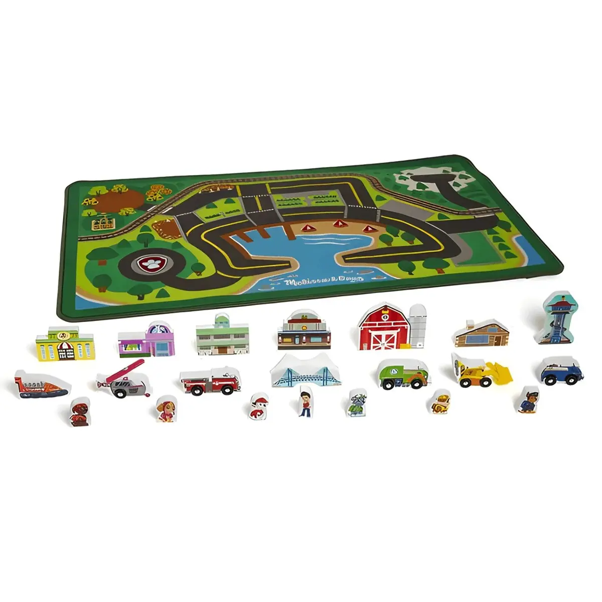 Melissa & Doug Paw Patrol Activity Rug - Adventure Bay 1