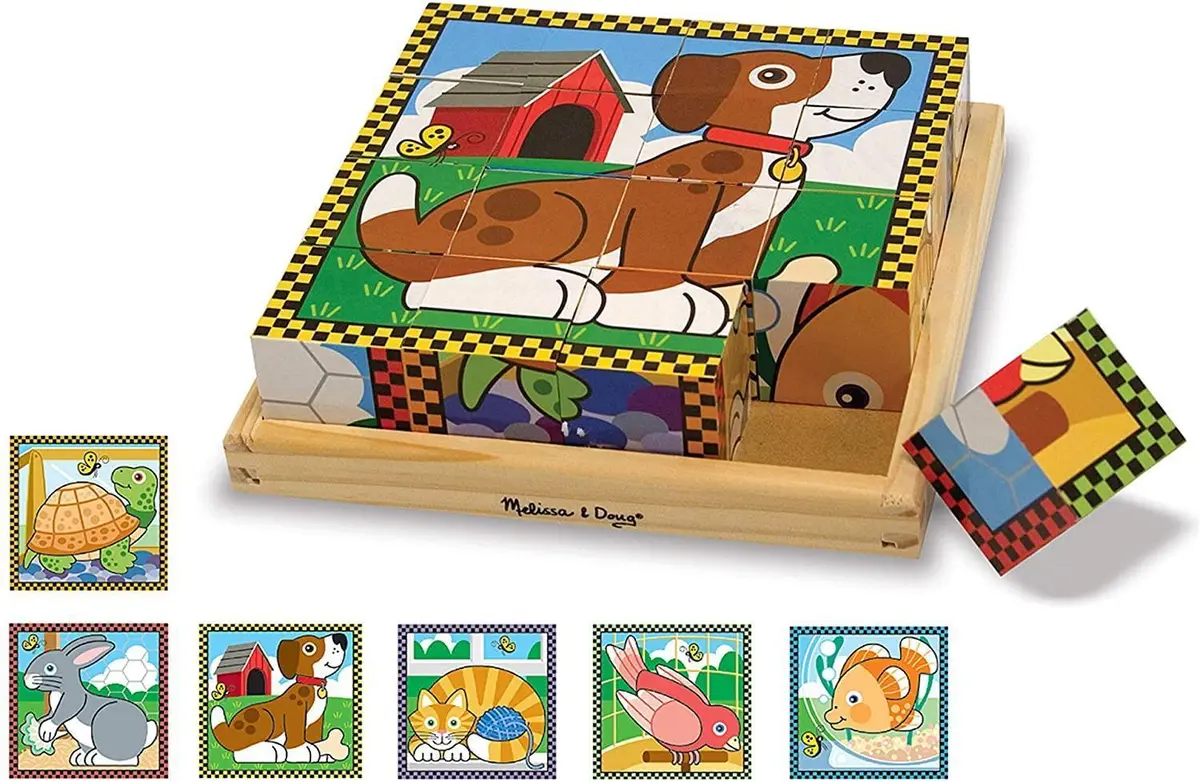 Melissa & Doug Pets Cube Puzzle 1