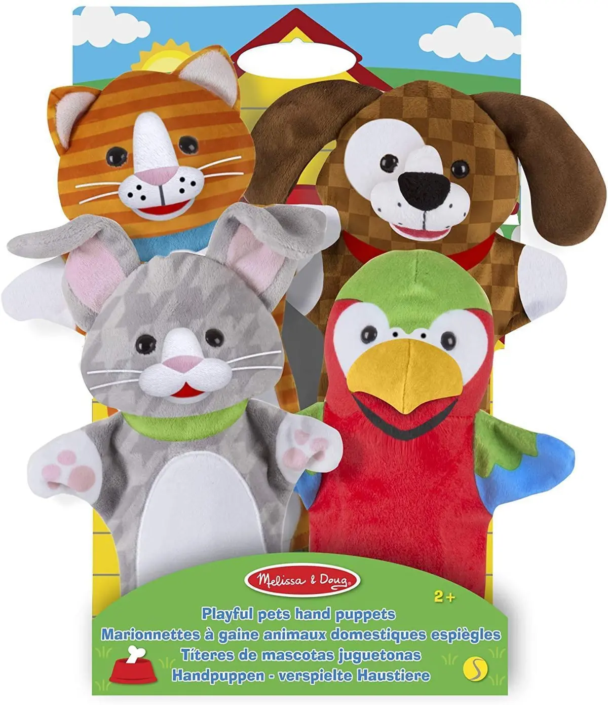 Melissa & Doug Playful Pets Hand Puppets 1