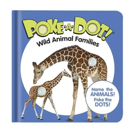 Melissa & Doug Poke-A-Dot - Wild Animal Families Book 1