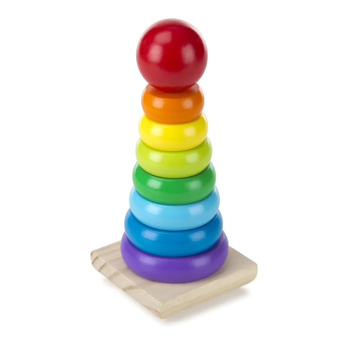 Melissa & Doug Rainbow Stacker Classic Toy Baby & Toddler 1